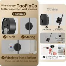 1 قطعة لامبات حائطية سوداء حديثة بريموت كنترول ، نوع شحن USB-C قابل للشحن، تركيب مغناطيسي، قابل للتعتيم وضبط درجة الحرارة اللونية، مثالية لإضاءة غرفة النوم ، المكتب ، غرفة المعيشة ، والسلالم