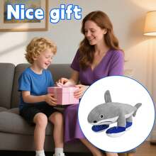 意大利 Brainrot 毛绒玩具，12 英寸 Tralalero Tralala 玩具礼物，适合儿童和成人的可爱毛绒玩偶 - 彩色 - 查看 7