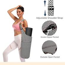 Bolsa de yoga de un solo hombro, bolsa de fitness deportiva, bolsa de yoga de lona étnica, bolsa de almacenamiento de yoga, multifuncional, duradera y no se ensucia fácilmente. - C - Ver 5