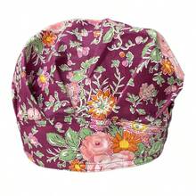 花卉印花休闲涤纶棒球帽，无印花帽子，适合生日派对，四季皆宜 - I - 查看 4