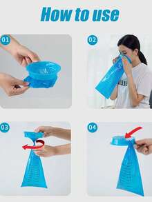 5 a 20 Sacos de Vômito de Viagem à Prova de Vazamento para Trabalho de Parto Prematuro e Uso em Veículos - Sacos Respiráveis, Portáteis e à Prova de Odores para Adultos e Gestantes, Marrom Claro com Estampa Floral e Borboleta, Itens Essenciais de Viagem | Sacos com Estampa Floral | Tecido Durável - Multicolorido - Ver 3