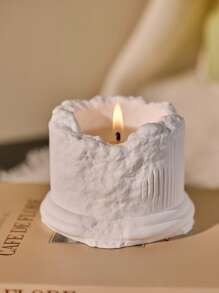 Cirelle 1 pieza Vela aromática con forma de yeso, vela con fragancia europea y americana, decoración de fotografía, aniversario, cumpleaños, fecha, alta calidad, decoración del hogar, decoración de la habitación, decoración de boda, decoración de mesa, regalo perfumado para amigos y familiares, regalos de graduación, Año Nuevo, Navidad, decoración de mesa Rama, Halloween, decoración de B&B, decoración de boda, regalo de inauguración de la casa, suministros para oficina/sala de estudio, útiles escolares