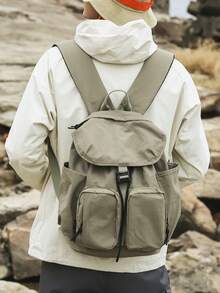 Balo thường ngày Peach Tree, Túi đeo vai đa năng, Túi đựng máy tính xách tay, Đa năng, Sức chứa lớn, Nhiều ngăn, Thích hợp cho du lịch, kỳ nghỉ, trường học, công tác, thể thao, quà tặng Giáng sinh cho đồ dùng học tập trở lại trường - Nhiều màu - Xem 6