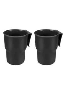 车载多功能杯架汽车空调出风口杯架车用垃圾桶收纳盒可存放饮料小物品汽车收纳配件 - 彩色 - 查看 13