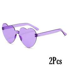 1-10个/包 透明心形派对眼镜，多功能新奇自拍眼镜 - 彩色 - 查看 26