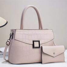 Women Top Handle Bags - 粉色 - 查看 3