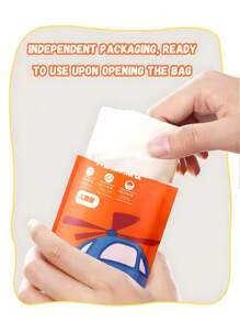 6pcs/1pc Children's Cartoon Creative Style Pocket Raincoat Set, Portable Long Thick Raincoat, Transparent And Portable Travel Outdoor Mountaineering Waterproof, Children's Camping And Hiking Accessories, Is An Ideal Choice For Giving Gifts To Children