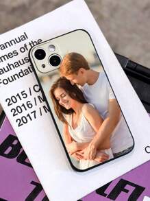 Personalisiertes Paar Foto Handyhülle, Porträt Erinnerungen, Valentinstag Geschenk, Geburtstags Geschenk für Ehemann/Ehefrau/Freundin, Jahrestags Geschenk, Personalisiertes Paar Geburtstags Geschenk, Geschenk für Sie, Personalisierte Foto Handyhülle kompatibel mit S20, S21, S22, S23, S24, A12, A14, A15, A21, A22, A31, 11/13/14/15, Pro Max, 16 Pro Max