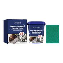 JAYSUING 100g Stainless Steel Cleaning Paste, Grease Remover Paste, For Kitchenware Cleaning. Removes Discoloration, Rust Stains And Polishes Cookware. Great Gift For Family And Friends (Random Delivery Of New And Old Models)