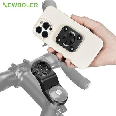 NEWBOLER 自行车手机支架 通用中心车把骑行手机支架 适用于自行车电脑支架