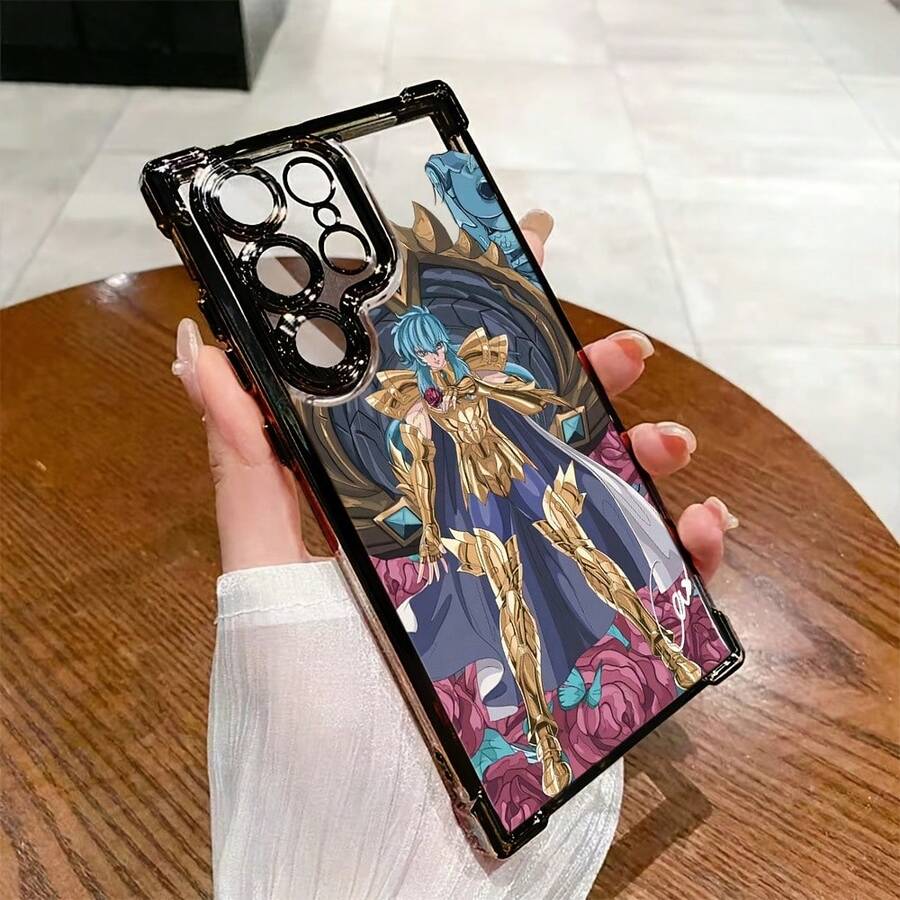Funda de teléfono Anime Golden Fighter para Samsungparagalaxia2524S23.S22.212020FE.20MásA03A03NúcleoA03A04A04E/M04.A05A05S.A064GSamsungA065GA12/M12.4GA135G/A04S.A155GOPPOdieciséisA245GA255GA32 en español4GA32 en español5Gtres cuarenta y cuatrotres cuadernos5GA54 (en español)5G555GNota10Nota 10+Nota20UltraNota20FE.UltraMás4G5GFunda trasera suave y transparente a prueba de caídas - Colores mixtos - Ver 1