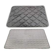 1pc Non-Electric Pet Heating Pad (No Heating Function), Insulation Dog Bed Mat, Cat Bed Mat, Insulation Pet Dog Pad, Pet Cat Bed, Pet Blanket, Suitable For Pet Cats And Dogs Indoor/Outdoor Activities In Winter, Washable Anti-Slip Dog/Cat Bed Pad (Grey)
