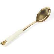Lockton 5-Piece Stainless Steel & Nylon Kitchen Tool Set - Linen W/Gold - 1 - View 4