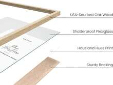 11x14 Natural Oak Wood Picture Frames Set Of 15 - Premium Bulk Picture Frames 11x14 Bundle - Elegant Gallery Wall Frame Set For Posters, Art Display - Ideal For Wall Decor In Home & - 咖啡棕 - 查看 2