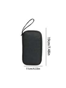 1 Peça Bolsa de Armazenamento Digital Multifuncional, Organizador de Cabos para Power Bank, Cabos, Pen Drive USB, Fones de Ouvido, Carregador, Caixa de Armazenamento à Prova d'Água, Carregador de Laptop, Mouse, Presente de Natal e Dia dos Namorados