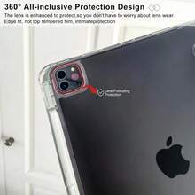 3 Fold HD Acrylic Case For Tablet IPAD 10 Generation A16 7 8 9 AIR 3 10.2 10.5 IN With Pen Slot - 黑色 - 查看 4