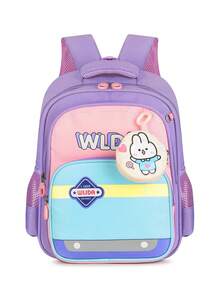 1pc新款日本尼龙背包，休闲简约，拉链设计，可调节肩带，适合上学和旅行，可轻松容纳日常用品，多功能物品，时尚宠儿，适合所有风格和场合，风格适应性很强