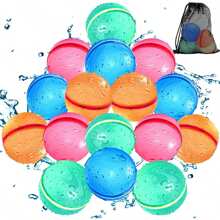 3/6 Pezzi, Palloncini ad acqua riutilizzabili, Palloncini ad acqua ricaricabili e autosigilanti, Palloncini ad acqua magnetici in silicone morbido, Palline ad acqua con fibbia, Giochi di battaglia ad acqua, Parco acquatico, Feste estive (colore e stile casuali) Palloncini ad acqua magnetici riutilizzabili Riempimento rapido Giocattolo a sfera d'acqua autosigilante Nuovi palloncini ad acqua in silicone riutilizzabili Riempimento rapido Bomba d'acqua autosigilante Palle da splash per piscina
