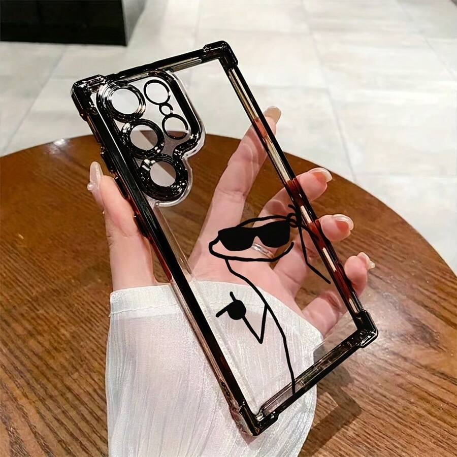 Funda de teléfono de personaje pequeño y divertido de dibujos animados, adecuada para 2524S23.S22.212020FE.20MásA03A03NúcleoA03A04A04E/M04.A05A05S.A064GSamsungA065GA12/M12.4GA135G/A04S.A155GOPPOdieciséisA245GA255GA32 en español4GA32 en español5Gtres cuarenta y cuatrotres cuadernos5GA54 (en español)5G555GNota10Nota 10+Nota20UltraNota20FE.UltraMás4G/5GFunda trasera suave y transparente a prueba de golpes - Colores mixtos - Ver 1