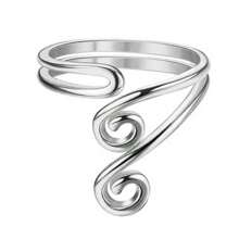 1 pieza/Set de 3 piezas Anillos de dedo ajustables para mujeres con piedras de CZ, cristales, flor y diseño de flecha abierta para joyas de pie de verano en la playa