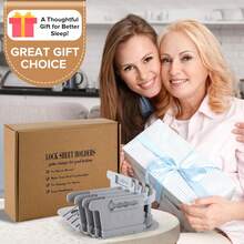 Set Of 4 Bed Sheet Holders For Corners, New Upgrade Fitted Sheet Holder Keep Sheets Firm & Tight, Bed Sheet Straps, Lock Sheet Holders, Mattress Lock Straps Fasteners Fit All Sheet Size - 彩色 - 查看 5