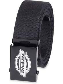 Cinturón de algodón para hombre con hebilla de logotipo militar - Rojo/Blanco - Ver 11