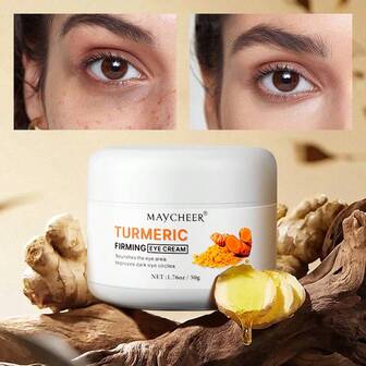 Turmeric Eye Cream Dilutes Eye Bags Dark Circles Fine Lines Smoothing Skin Moisturizing Eye Cream