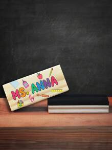 1pc Custom Personalized Teacher Whiteboard Eraser With, Custom Preschool Teacher Name Eraser Gifts, Hand Painted, Custom Teacher Appreciation Gifts,Personalized Gifts, Holiday Decorations, Gifts For Teachers, Creative Teacher Gifts, Back To School Gifts,There Are 23 Styles To Choose From