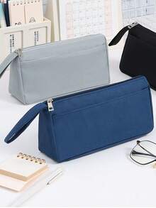 个性双层铅笔盒，大容量铅笔盒，简约文具铅笔盒，学校用品，返校，学校用品，返校购物 - 彩色 - 查看 7