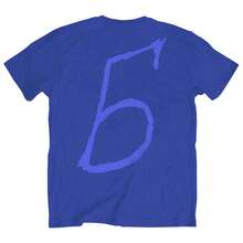 Billie Eilish Billie 5 Logo T Shirt - Blue - View 2