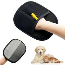 1/2pcs Reusable Pet Grooming Gloves, Lint Brush And Remover For Dog And Cat, Pet Hair Removal Brush And Roller, Pet Cleaning And Grooming Supplies (1 Piece, 2 Pieces)