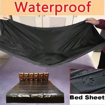Waterproof Plastic Vinyl Mattress Cover Plastic Full Queen King Bed PVC Bedding Sheet Prevent Old People Or Children Wetting The Bed Urinary Cushion Flat Sheet Cover