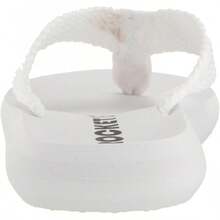 Rocket Dog Adios Womens White Webbing Flip Flop - Webbing White - View 3