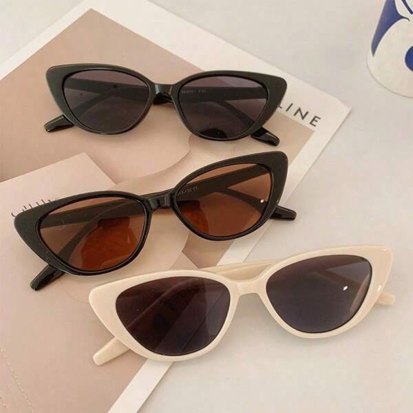 New European, American And Korean Version Retro Triangular Cat Eye  Internet Celebrities Ins  Fashion Cross-Border High Sense