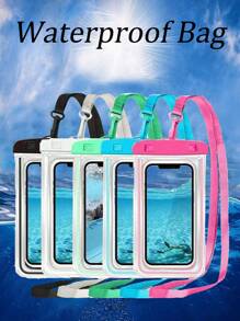 Custodia impermeabile universale per telefono, borsa impermeabile per telefono cellulare, sacchetto impermeabile per telefono, borsa impermeabile per telefono, compatibile con e adatta a tutti i modelli di telefoni cellulari, per nuoto, rafting, immersioni, fotografia subacquea, spiaggia, viaggi, vacanze, piscina, sport all'aperto.