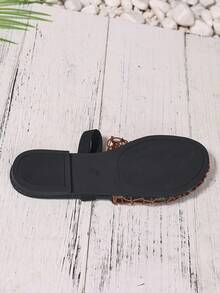 Women's Flat Sandals Open Weave 2025 New Summer Beach Vacation Black Brown Non-Slip Plus Size Slip-On Elegant Glamorous Music Festival Punk Chic Sexy Shoes