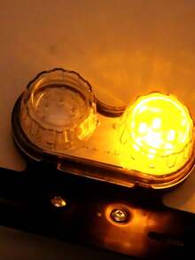 1pc Motorcycle Modification LED Taillights Cool Black Retro Brake Lights Rear Taillights Cruise Car Modification License Plate Lights Motorcycle Accessories Electric Car Lights - Multicolor - View 8