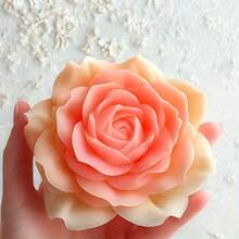 Moldes de silicona con forma de rosa para jabón hecho a mano | Molde de silicona de pareja romántica sosteniendo las manos con rosa | Moldes estéticos de velas de artesanía | Moldes de resina, cera y yeso reutilizables para jabón redondo - Ideal para decoración del hogar, velas de aromaterapia y arte de resina, regalo perfecto para el Día de la Madre, parejas y amigos, decoraciones de boda - Blanco - Ver 6