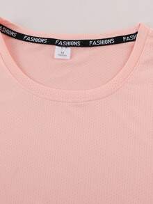 3件装女士速干运动T恤 - 短袖弹力运动上衣，适合跑步、瑜伽、健身，黑色夏季款 - 黑色 - 查看 4