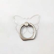 2 pezzi/4 pezzi Supporto per telefono cellulare con anello da dito trasparente, compatibile con e telefoni Android, regalo per compleanni, famiglia e amici, supporto ad anello per telefono, accessori per telefono