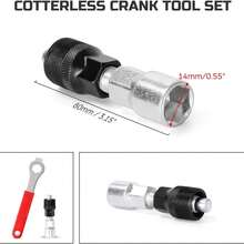 1 件自行车维修工具套件、山地自行车链条切割器、飞轮和底部支架拆卸工具 - 彩色 - 查看 6