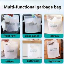 20pcs Disposable Garbage Bags For Cars, Vomit Bag These Bags Are Upgraded And Thickened For Durability. Suitable For Various Environments Such As Cars, Kitchens, Bedrooms, Studies, Travel, Camping, And Offices
