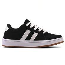 Parvaneh Women's Casual Retro Style Sneakers In Lightweight And Comfortable Suede - màu đen - Xem 3