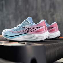 Up run New Professional Running Shoes For Boys And Girls, Light Carbon Plate Running Shoes, Casual Joker Sports Shoes, Shock-Absorbing Sports Shoes, Men's Shoes Are Simple To Wear Every Day. - Blue - View 4