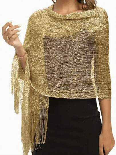 قطعة واحدة فستان سهرة نسائي طويل مع رداء طويل وشال