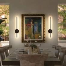 1 قطعة لامبات حائطية سوداء حديثة بريموت كنترول ، نوع شحن USB-C قابل للشحن، تركيب مغناطيسي، قابل للتعتيم وضبط درجة الحرارة اللونية، مثالية لإضاءة غرفة النوم ، المكتب ، غرفة المعيشة ، والسلالم