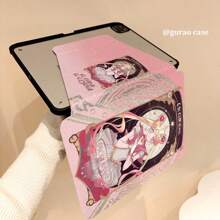 bandai Funda protectora para iPad 11 Air 10 con ranura para bolígrafo, iPad 10, Apple Tablet, de 6 pulgadas, apta para rotación de 360 grados, adecuada para niña guerrera linda de Japón