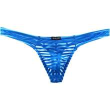 IKINGSKY Men's Transprant Thong Underwear Low Rise See Through Stretch Panties