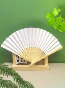 Abanico manual plegable de papel personalizado, portátil, suministros para fiestas y bodas. Abanico manual, regalo y decoración para bodas. Muy adecuado como regalo de fiesta y prop de fotos. Apropiado para decorar restaurantes, paredes, bodas, fiestas, duchas nupciales, fiestas de cumpleaños, despedidas de soltera, regalos de fiestas de boda.