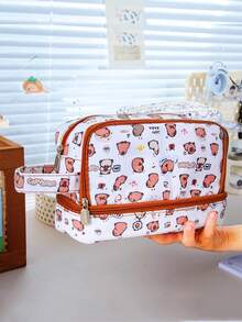 Children's Pencil Case, Stationery Bag, Pencil Box, Large Capacity Pencil Box, Handheld Pencil Box, Stationery Box, Cosmetic Bag, Cosmetic Pouch, Storage Bag , Back To School Gifts - Multicolor - View 5